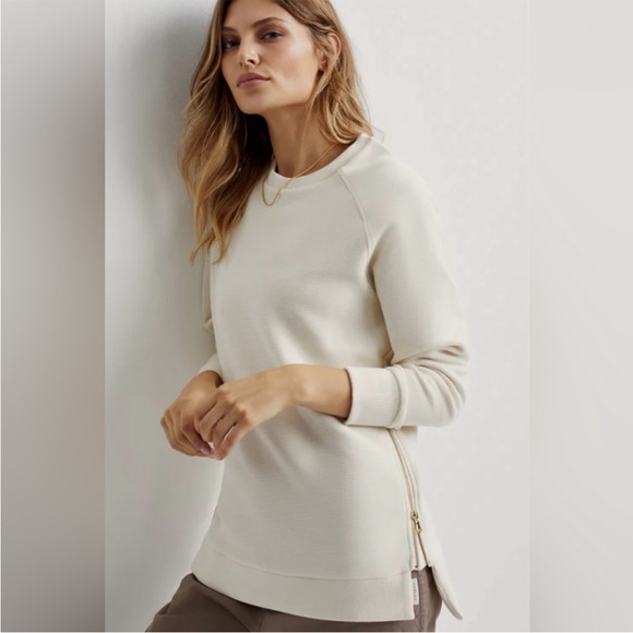 Varley Manning Sweat NWT, in Eggnog, XS - Picture 4 of 5